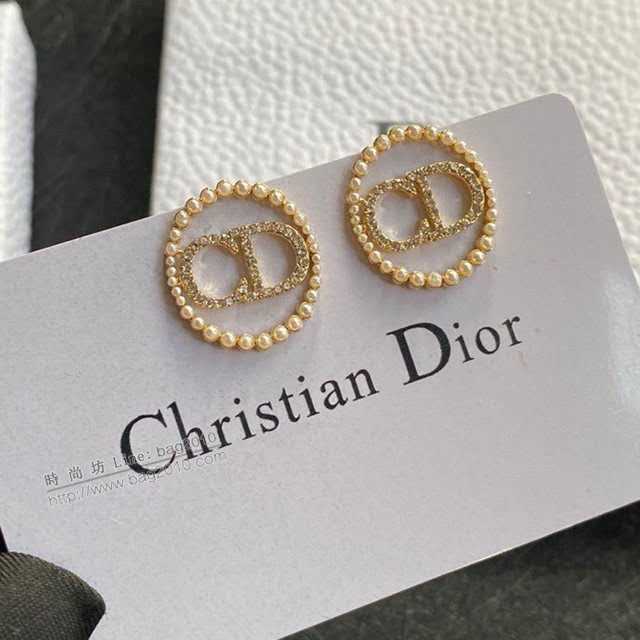 Dior飾品 迪奧經典熱銷款耳環 2021新款DIOR迪奧CD珍珠耳釘  zgd1109